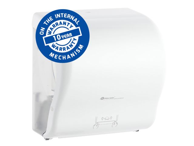 MERIDA LUX CUT manual, touch-free roll paper towel dispenser merida lux cut, maximum roll diameter: 20 cm, made of top quality abs (white)